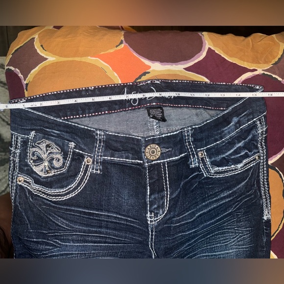 Fun & Funky Ariya Boot-cut/ Flared Cowgirl Jeans Size: 9/10 - Picture 7 of 9